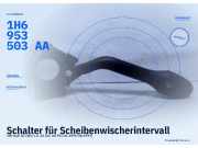 Schalter für Scheibenwischerintervall VW Golf III (1H) 1H6953503AA