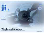 Wischermotor hinten TOYOTA Supra (A7) 8511014230
