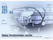 Motor Fensterheber rechts MERCEDES-BENZ C-Klasse SportCoupe (CL203) A2118 A2118201742