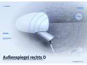 Außenspiegel rechts OPEL Corsa D (S07)