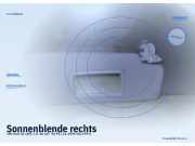 Sonnenblende rechts VW Golf III (1H)