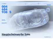 Hauptscheinwerfer links FIAT Punto (188) 0046849385