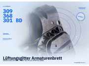 Lüftungsgitter Armaturenbrett SKODA Fabia (6Y) 309368301BD