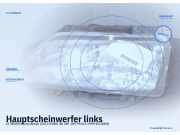 Hauptscheinwerfer links CITROEN Xantia Break (X2)
