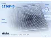 Kühler PEUGEOT 307 CC 1330W2 1330F45