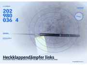 Heckklappendämpfer links MERCEDES-BENZ C-Klasse (W202) 2029800364