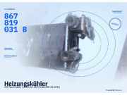 Heizungskühler VW Polo II (86C) 867819121 867819031B
