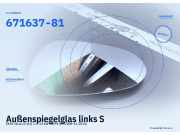 Außenspiegelglas links SEAT Ibiza IV (6J) 671637-81