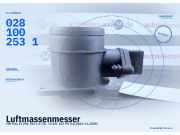 Luftmassenmesser VW Polo IV (9N, 9A) 038906461B 0281002531