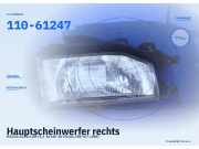 Hauptscheinwerfer rechts MAZDA 323 III (BF) 110-61247