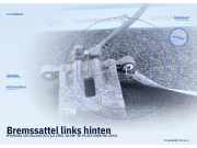 Bremssattel links hinten HYUNDAI i30 I Kombi (FD)
