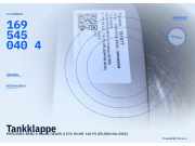 Tankklappe MERCEDES-BENZ A-Klasse (W169) 1695450404