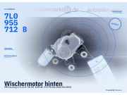 Wischermotor hinten VW Touareg I (7L) 7L0955712B