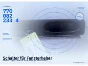 Schalter für Fensterheber RENAULT Laguna I (B56) 7700822334
