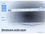 Wischerarm rechts vorne BMW 3er Compact (E36) 61618392002 61618361392