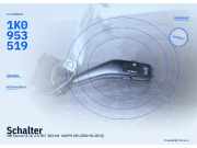 Schalter VW Touran I (1T3) 1K0953519