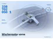 Wischermotor vorne SKODA Fabia (6Y) 3387020501