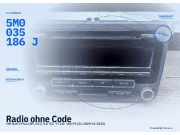 Radio ohne Code VW Golf V Plus (5M, 521) 5M0035186J