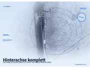 Hinterachse komplett VW Caddy III Kasten (2KA)