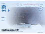 Heckklappengriff VW Sharan (7M) 6N0827565D