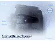 Bremssattel rechts vorne FIAT Grande Punto (199)