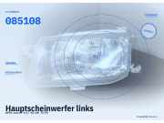 Hauptscheinwerfer links OPEL Astra F 085108