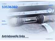 Antriebswelle links OPEL Zafira B (A05) 13136382