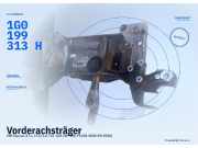 Vorderachsträger VW Touran (1T1, 1T2) 1G0199313H