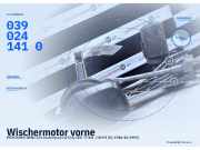 Wischermotor vorne MERCEDES-BENZ 124 Stufenheck (W124) 0390241410