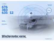 Wischermotor vorne BMW 3er (E36) 67638363512