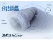(104314 Luftfeder BMW 5er Touring (E61) 783156 LUFTFEDERUNG) 783156 LUFTFEDERUNG