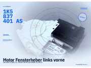 Motor Fensterheber links vorne VW Golf VI (5K) 1K5837401AS