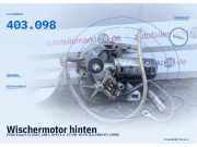 Wischermotor hinten FORD Escort IV (GAF, ABFT, AFF) 86AG17K441A2B 403.098