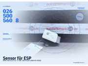 Sensor für ESP OPEL Meriva A 13221030 0265005608