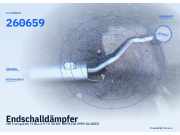 Endschalldämpfer VW Transporter T4 Bus 260659 KLARIUS 260659