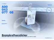 Bremskraftverstärker MERCEDES-BENZ Vito Kasten (638) A0004307708