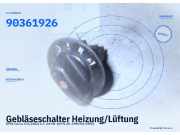 Gebläseschalter Heizung/Lüftung OPEL Corsa A CC (S83) 90361926