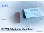 (127698 Schalter für Warnblinker ALFA ROMEO 156 (932) A223) A223