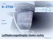 Luftfederungsdämpfer hinten rechts MERCEDES-BENZ E-Klasse Kombi (S211) A- A-2726
