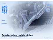 Fensterheber rechts hinten VW Tiguan I (5N) 5N0839462