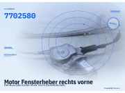 Motor Fensterheber rechts vorne FIAT Brava (182) 7702580