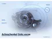 Achsschenkel links vorne OPEL Zafira B (A05)