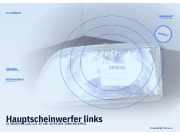 Hauptscheinwerfer links CITROEN AX (ZA)