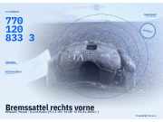 Bremssattel rechts vorne RENAULT Modus - Grand Modus (P) 7701208333