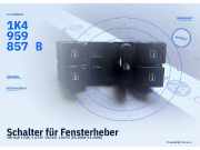 Schalter für Fensterheber VW Golf V (1K) 1K4959857B