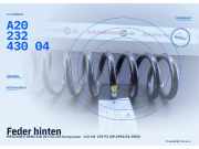 Feder hinten MERCEDES-BENZ SLK (R170) A2023243004
