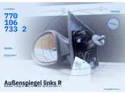 Außenspiegel links RENAULT Twingo II (CN0) 7701067332