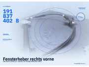 Fensterheber rechts vorne VW Golf II (19E) 191837402B