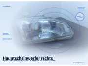 Hauptscheinwerfer rechts HONDA Civic V Stufenheck (EG, EH)