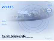 Blende Scheinwerfer NISSAN Primera Hatchback (P10) 27 11 16